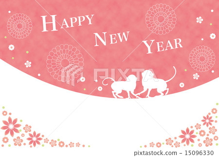 New Year's card template (Year Year) New Year's card template (Year Year) 15096330