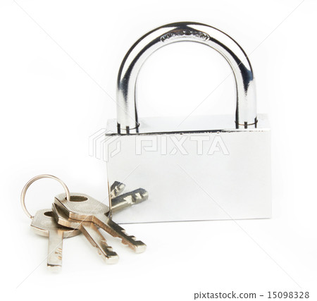 Padlock and keys Padlock and keys 15098328