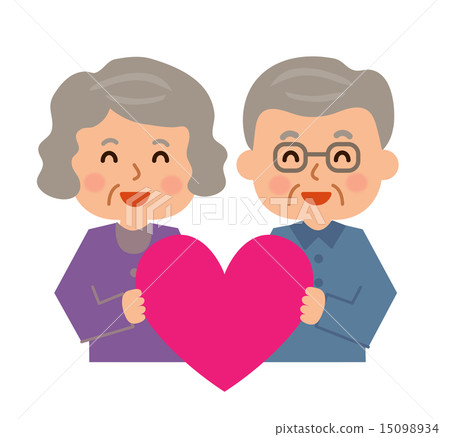 Grandmother Grandfather Heart 15098934