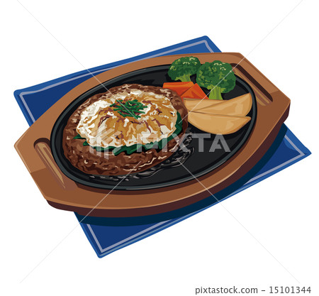 Japanese style hamburger steak Japanese style hamburger steak 15101344