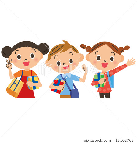 孩子們去補習班學校 15102763