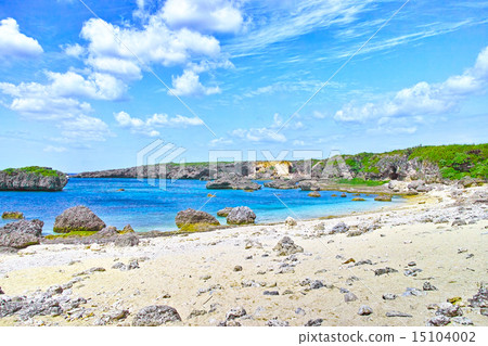 宮古島的中之島海灘 15104002
