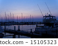 宜野灣小遊艇船塢的日落 15105323