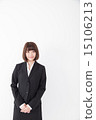 A woman facing front 15106213