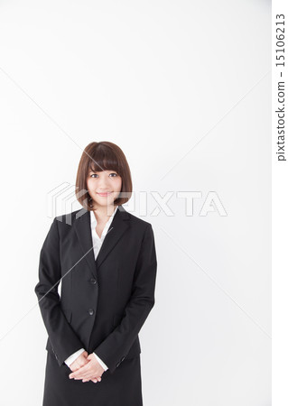 A woman facing front A woman facing front 15106213