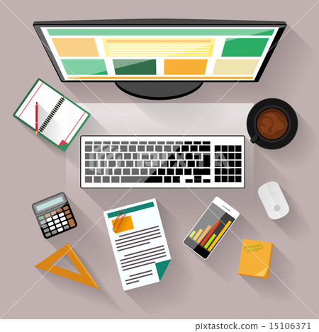 Concept of business team workplace 15106371