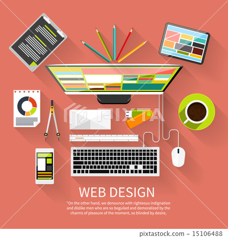 Web design. Program for design and architecture. - Stock Illustration ...