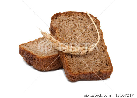 Sliced bread with ear 15107217