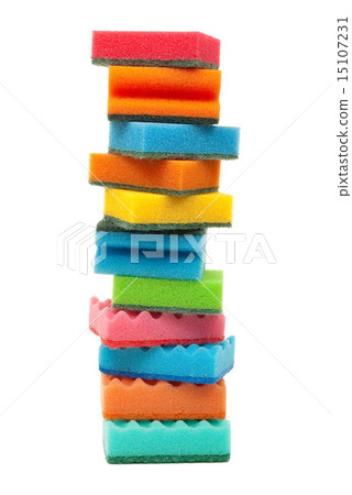 Coloured kitchen sponges Coloured kitchen sponges 15107231