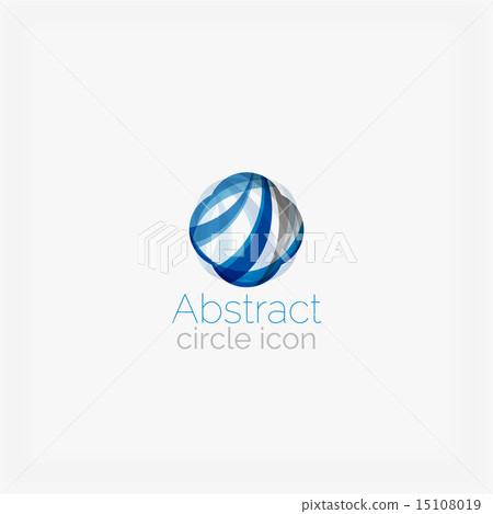 Circle abstract shape logo - Stock Illustration [15108019] - PIXTA