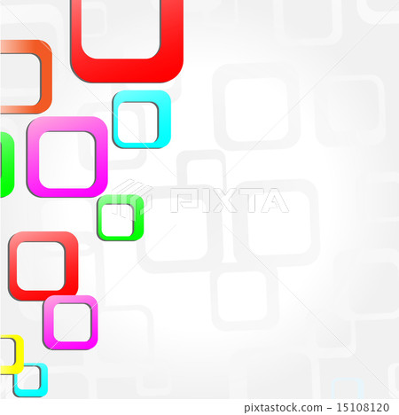 Vector shapes background - Stock Illustration [15108120] - PIXTA