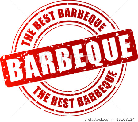 Vector barbeque stamp 15108124