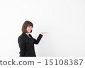 A woman holding a hand 15108387