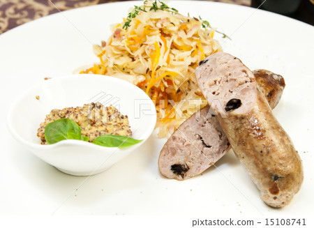sausages with sauerkraut sausages with sauerkraut 15108741