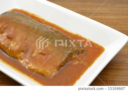 Simmered mackerel with mackerel Simmered mackerel with mackerel 15109987