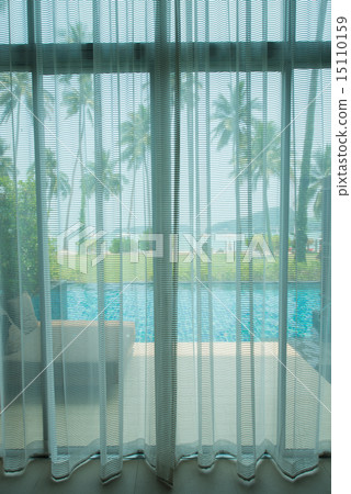 curtains with beach view 15110159
