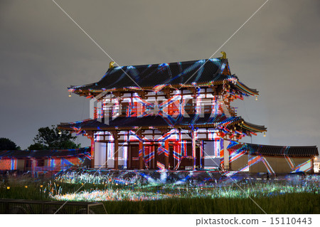 Heijo-kyo Tempyeong Festival Suzaku-mon Gatekai非凡的數字吊軸 15110443