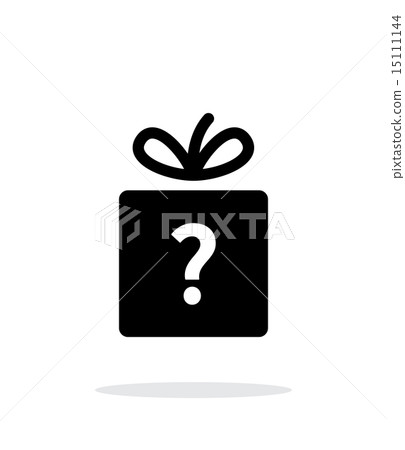 Secret gift icon on white background. Secret gift icon on white background. 15111144