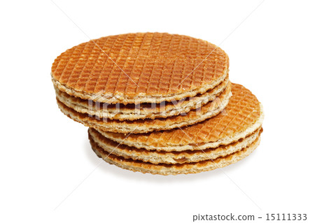 waffles isolated on white 15111333