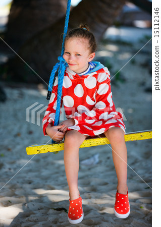 Little girl on swing Little girl on swing 15112146