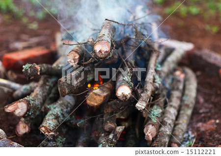 Campfire close up Campfire close up 15112221