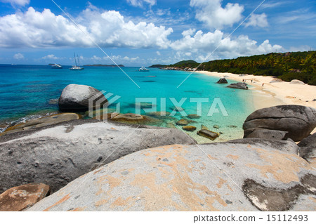 Stunning beach at Caribbean Stunning beach at Caribbean 15112493