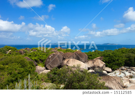 Beautiful tropical coast at Caribbean Beautiful tropical coast at Caribbean 15112585