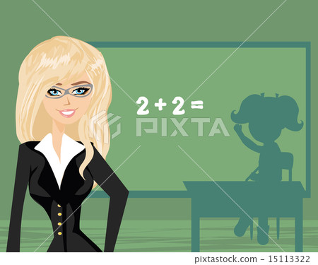 teacher in the classroom. 15113322