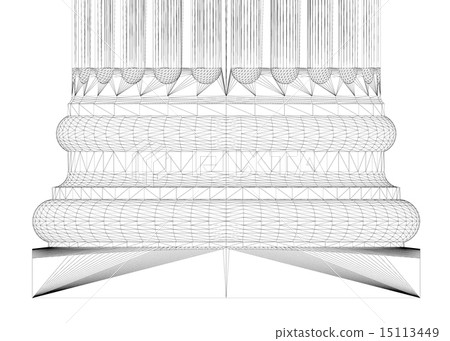 Classic column - Stock Illustration [15113449] - PIXTA