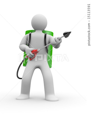 Pest exterminator with sprayer 15113591