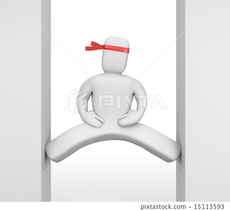 3d white character doing the splits 3d white character doing the splits 15113593