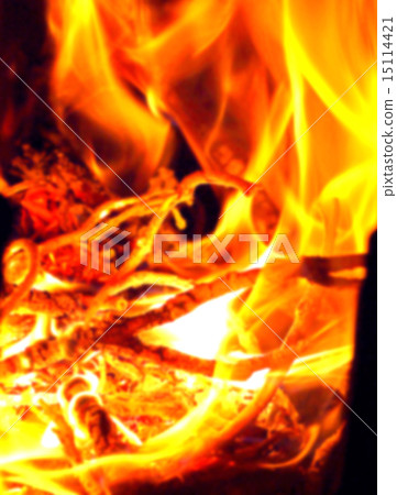 flame or fire background 15114421