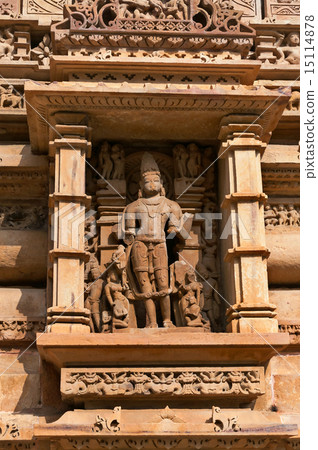 sculpture of Male Deity on Lakshmana temple sculpture of Male Deity on Lakshmana temple 15114878