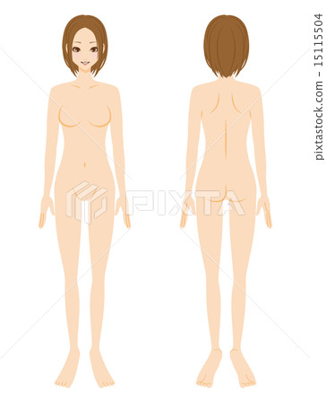 Beauty women naked whole body 15115504