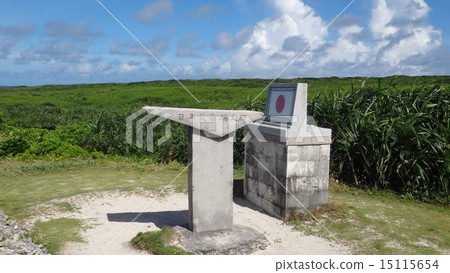 Japan's southernmost monument of Haterumajima 15115654