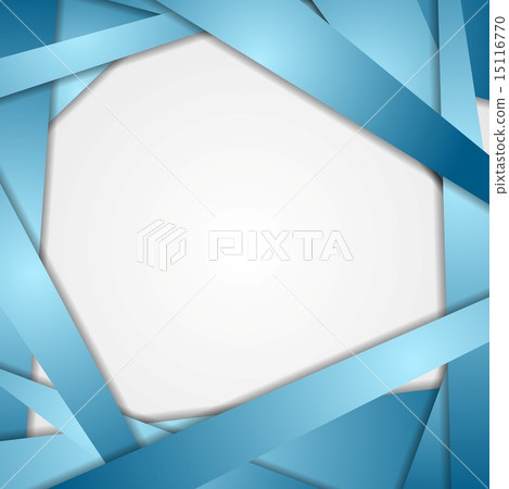 Abstract blue stripes background - Stock Illustration [15116770] - PIXTA