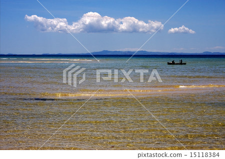 boat near the coastline 15118384