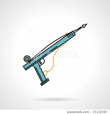 Harpoon flat color vector icon - Stock Illustration [15118587] - PIXTA