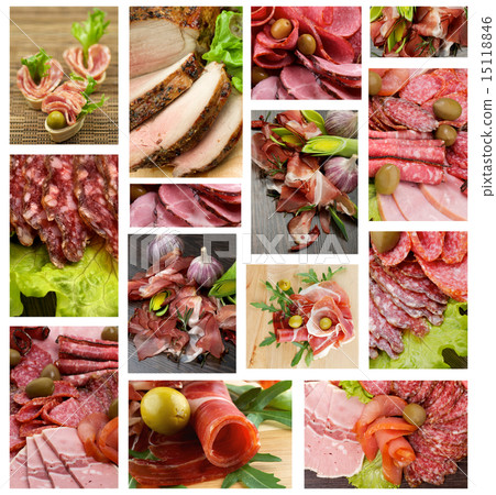 Meat and Sausages Collection 15118846