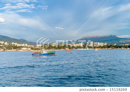 View on Crimean coast 15119269