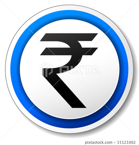 Vector rupee icon 15121002