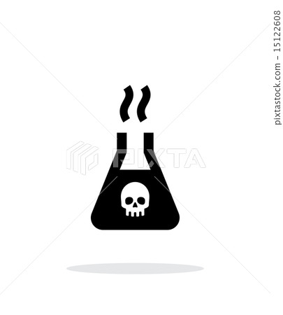 Dangerous substance simple icon on white background. 15122608