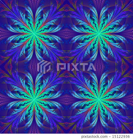 Beautiful pattern from fractal flowers. Beautiful pattern from fractal flowers. 15122936