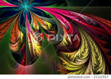 Diagonal asymmetrical multicolor tracery. Diagonal asymmetrical multicolor tracery. 15122937