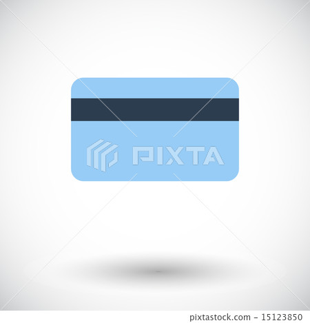 Credit card single icon. 15123850