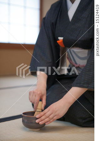 手 沏茶 茶道 15124419