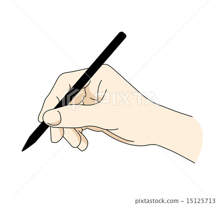 Hand with pencil 15125713
