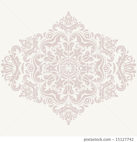 Damask Vector Orient Pattern 15127742