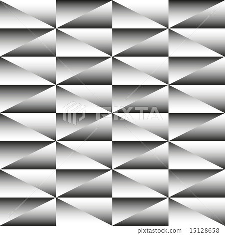 Geometric monochrome seamless pattern of triangles Geometric monochrome seamless pattern of triangles 15128658
