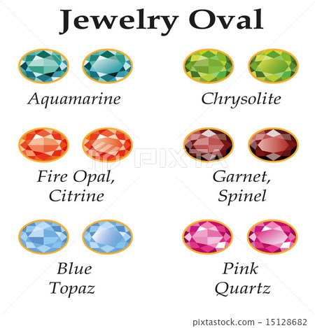 Jewelry Oval Isolated Objects Jewelry Oval Isolated Objects 15128682